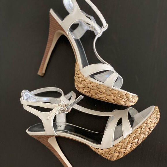 White high heel sandals by Guess - Picture 2 of 5